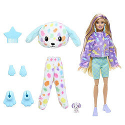 Barbie-Barbie Cutie Reveal-Poupée dalmatien Reve Coloré, 10 surprises HRK41