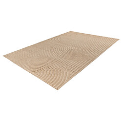 Acheter Lisa Design Rio - tapis rectangulaire motif abstrait - intérieur et extérieur - beige