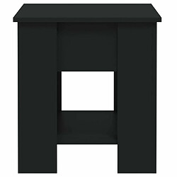 Maison Chic Table basse,Table Console Table d'appoint, Table pour salon Noir 101x49x52 cm Bois d'ingénierie -MN46020 pas cher