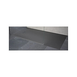 Acheter Receveur de douche recoupable NOVELLINI NOVOSOLID gris 120x90 cm