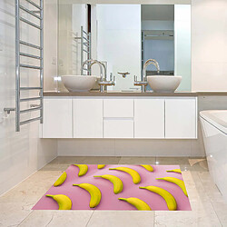 Alter Tapis de bain, 100% Made in Italy, Tapis antitache avec impression numérique, Tapis antidérapant et lavable, Modèle Fruits - Afonsos, 120x70 cm