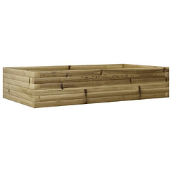 vidaXL Jardinière 110x60x23 cm bois de pin imprégné