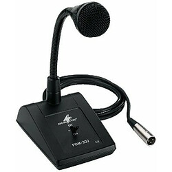 Avis Monacor - PDM-302 - microphone PA de bureau - noir