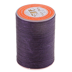 Fil de cire rond de polyester de 0.35mm cousant la couture bricolage d'artisanat pourpre