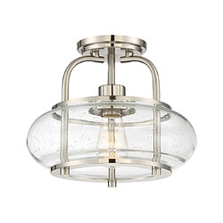 Elstead Lighting Plafonnier Trilogy Métal Nickel brossé