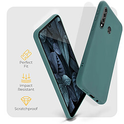 Acheter Moozy Minimalist Series Coque en silicone pour Huawei P30 Lite, bleu gris - Finition mate fine et souple en TPU