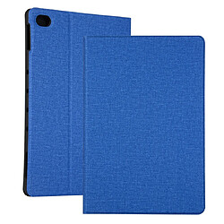 Wewoo Housse Coque Étui de protection universel en TPU tissu tissé pour Huawei Mediapad M5 10,1 pouces / C5 10,1 pouces avec support Bleu