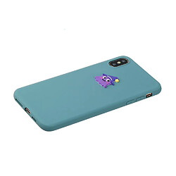 Coque en TPU + PU poupée animale enduite sorcier pour votre Apple iPhone XS/X 5.8 pouces