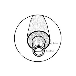 Vhbw Bloc d'alimentation 20V, 3.25A, 65W pour ordinateur portable FUJITSU-SIEMENS Amilo M-, P-, remplace les modèles FSC0335A2065, FSC0335C2065