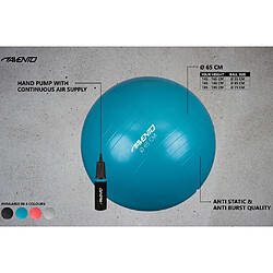 Avento Ballon de fitness/d'exercice avec pompe Diamètre 65 cm Bleu pas cher