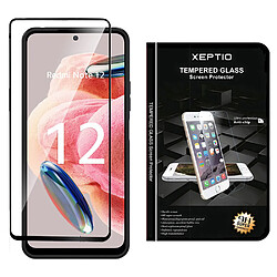 Xeptio Protection écran complet Vitre en verre trempé Full cover noir pour Xiaomi Redmi Note 12 5G / Poco X5 5G -