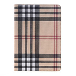 Wewoo Housse Étui pour Samsung Galaxy Tab A 9.7 4G LTE / T555 Plaid motif en cuir avec porte-cartes et fentes portefeuille