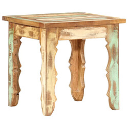 vidaXL Table basse 40x40x40 cm Bois de récupération solide 