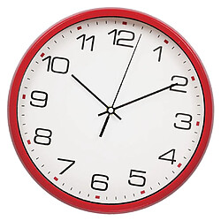 12 pouces assez horloge non ticking quartz horloge murale décor à la maison rouge pas cher