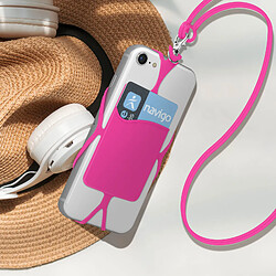 Acheter Avizar Coque Cordon Universelle pour Smartphone avec Porte-carte NeckPouch Fuchsia