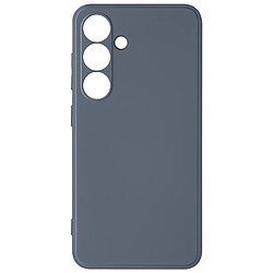 Avizar Coque pour Samsung Galaxy S24 Soft Touch Mat Silicone Flexible Gris Foncé 