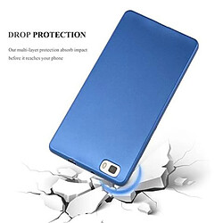 Cadorabo Coque Huawei P8 LITE 2015 Etui en Bleu pas cher