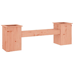 Maison Chic Banc d'extérieur | Banc avec jardinières 184,5x39,5x56,5cm bois massif de douglas -GKD28689 pas cher