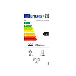 Réfrigérateur combiné 54cm 291l statique - RCSA300K40WN - BEKO