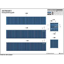 Trumpeter 40ft Container - Décor Modélisme pas cher