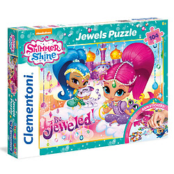 Clementoni Puzzle 104 pièces Jewels : Shimmer et Shine