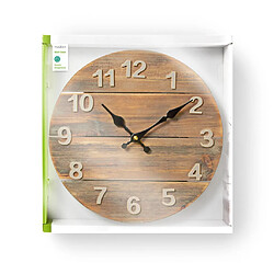 Avis Alpexe Horloge Murale Circulaire | 30 cm de Diamètre | Bois