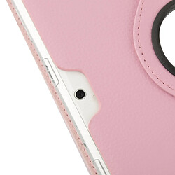 Wewoo Housse Étui rose pour Samsung Galaxy Tab 2 10.1 / P5100 360 degrés Rotatif Litchi Texture en cuir avec support pas cher