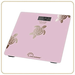 Avis Pese-personne - LITTLE BALANCE - 8729 - Tortues gold métallisées - USB-réparable - 180 kg / 100 g - Rose