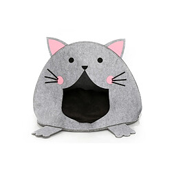 Heart Of The Home Panier pour chat Minou - L. 45 x H. 48 cm - Gris