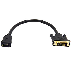 Acheter Câble HDTV vers DVI-I 24 + 1 câble adaptateur vidéo mâle / femelle M / F pour PC type C