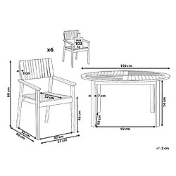 Avis Beliani Tables avec chaises AGELLO Bois Bois clair