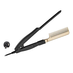 Lisseur à Cheveux Peigne électrique Chaud Peigne Brosse Bigoudi Portable UK