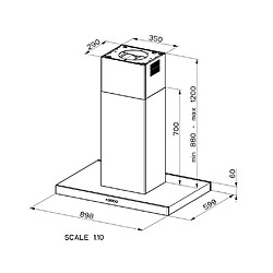 Avis Hotte îlot 90cm 69db inox - 5851084 - FABER