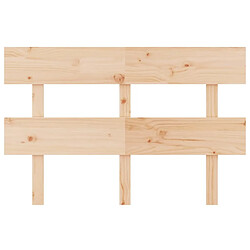 Avis Maison Chic Tête de lit scandinave,Meuble de chambre 144x3x81 cm Bois massif de pin -MN96490