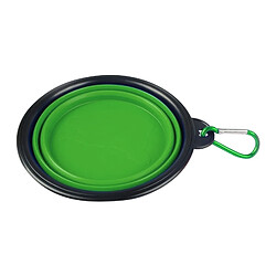 Avis Wewoo Gamelle vert menthe Bol d'alimentation de pliage d'animal familier portatif de de porcelaine de silicone d'alimentation, livraison aléatoire de couleur, diamètre de cuvette: 13cm