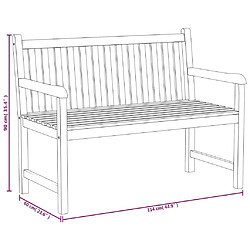 vidaXL Ensemble à manger de jardin 4 pcs Bois de teck massif pas cher