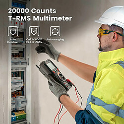 Acheter KAIWEETS HT118E Multimètre numérique AC/DC, TRMS 20 000 points – Noir