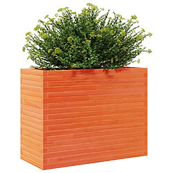 Avis vidaXL Jardinière cire marron 90x40x68,5 cm bois de pin massif