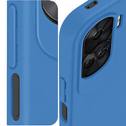 Avizar Coque pour Honor 90 Lite Semi-rigide Soft-touch Fast Cover Bleu pas cher