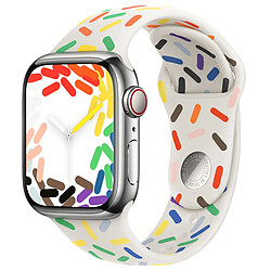 Sport Band pour Apple Watch Series 1 á 9 / SE (38/40/41 mm) | Series 10 (42 mm) - Taille M/L - Pride Edition