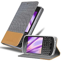 Cadorabo Coque Blackberry Q10 Etui en Gris