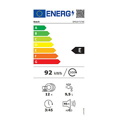 Lave-vaisselle 60cm 12 couverts 46db - sms2hti79e - BOSCH