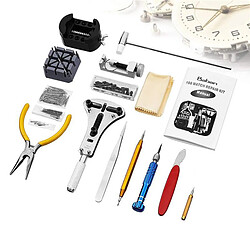 Avis 168 pièces Réparation de Montre Outil Kit Bracelet Lien Retrait Réglage Kit Retour D'ouvreur de Cas Remover Removal Tool Printemps Pin Bar horloger