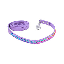 Avis tissage coloré laisse chien laisse laisse corde de traction corde violet s