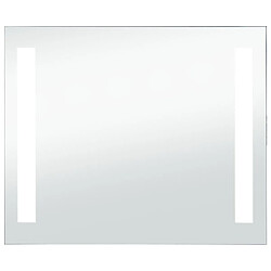 Decoshop26 Miroir mural à LED pour salle de bains 60 x 50 cm DEC022586