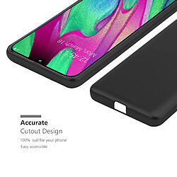 Cadorabo Coque Samsung Galaxy A40 Etui en Noir pas cher