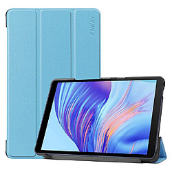 Enkay Etui en PU avec support tri-pliure bleu clair pour votre Huawei MatePad T8/Honor Tablet X7