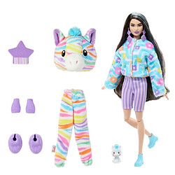 Barbie-Barbie Cutie Reveal-Poupée zebre Reve Coloré avec 10 surprises HRK39