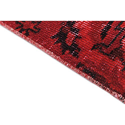 Avis Vidal Tapis de laine 274x168 rouge Ultra Vintage