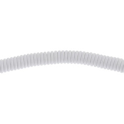 3,5 Mm (1/8 ) M-M Câble Audio Enroulé Câble Casque Câble D'entrée Auxiliaire Blanc